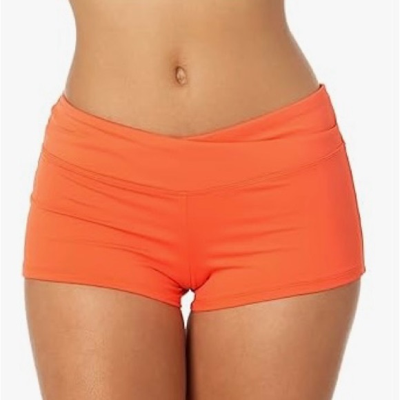 Ann Cole Twist Front Shorty Swim Shorts - Picture 7 of 7